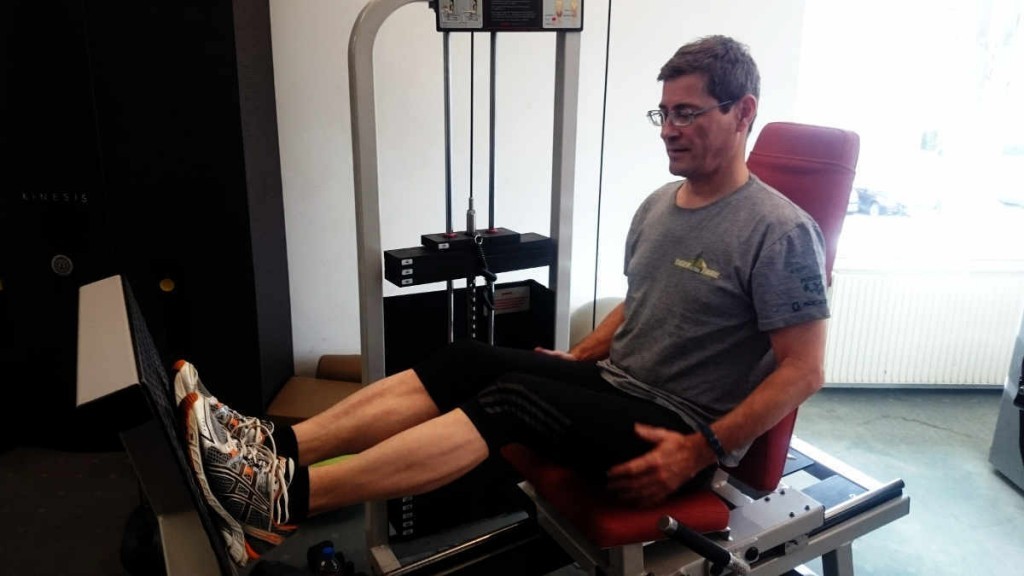 Beinpresse im Fitness Studio