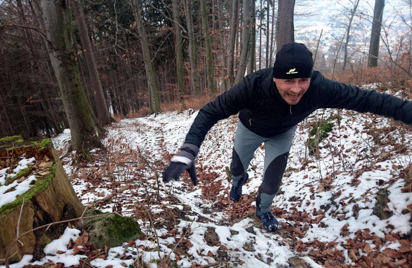 Fitness im Wald