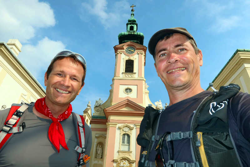 In Schwechat angelangt, den Jakobsweg Carnuntum hinter uns.