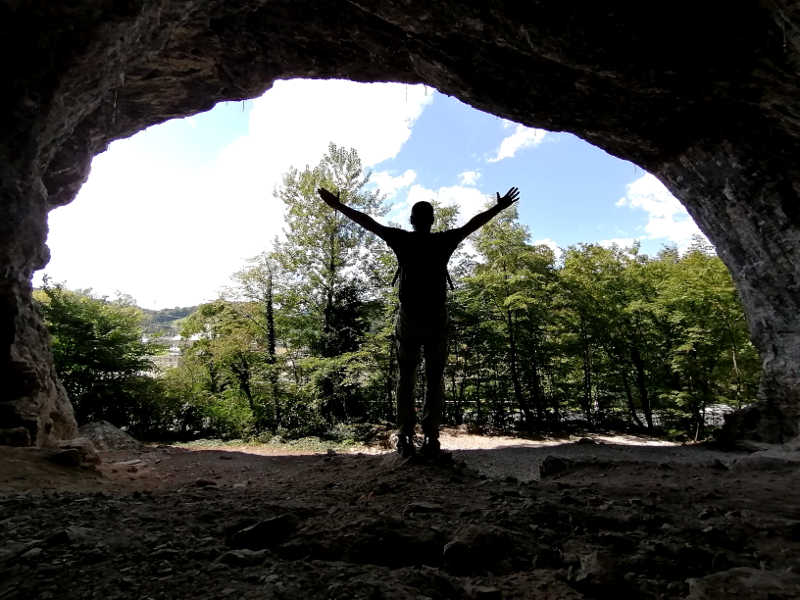 Klettern als Therapie in der Zigeunerhöhle