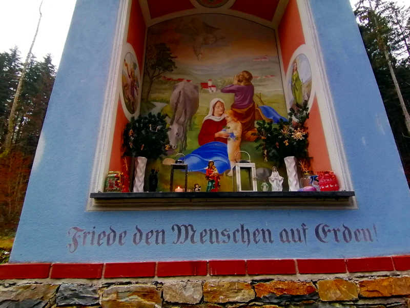 Bildstock im Bärental, am Papst-Franziskus-Pilgerweg