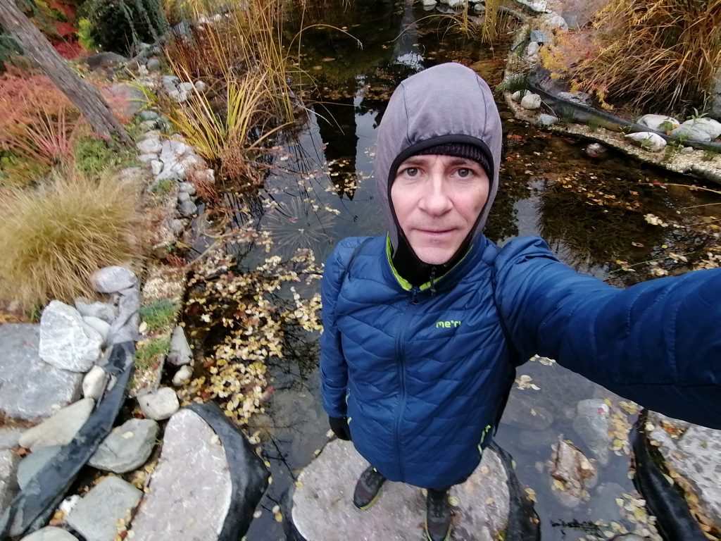 Propriozeption auf den Steinen am Teich