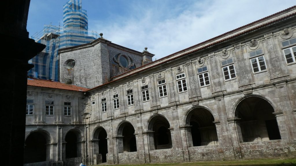 Im Kloster übernachtet