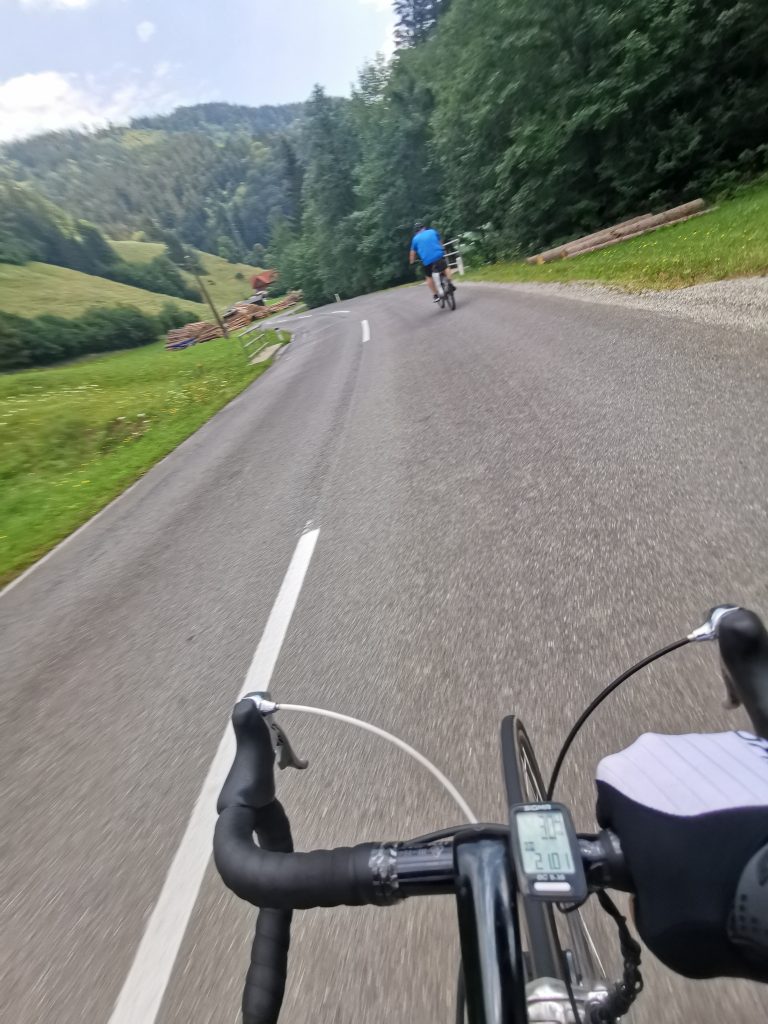 Selfie beim Radfahren