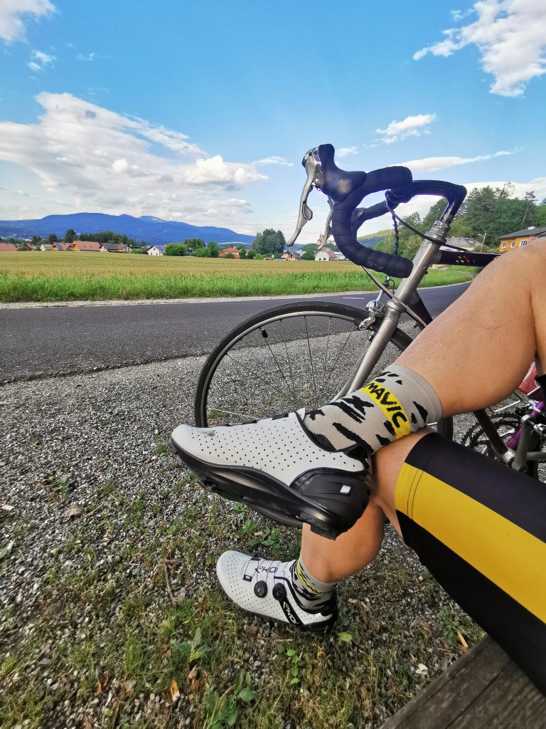 Selfie beim Radfahren