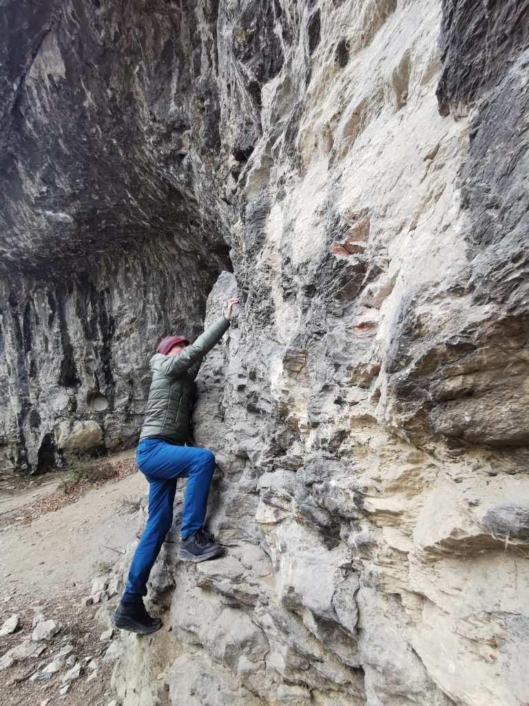 Training am Felsen, Fraktale