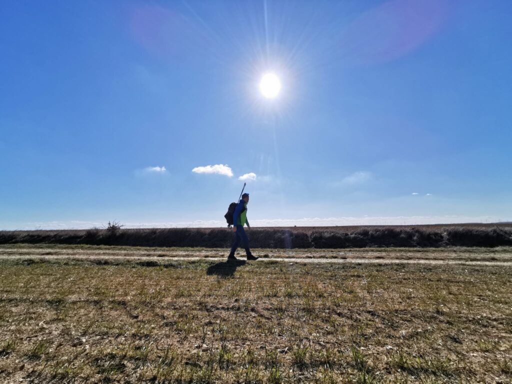 Gehen auf der Meseta