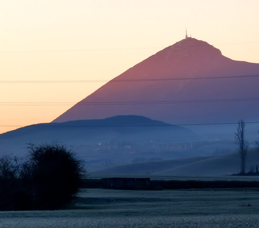 Berg auf dem Weg nach Burgos