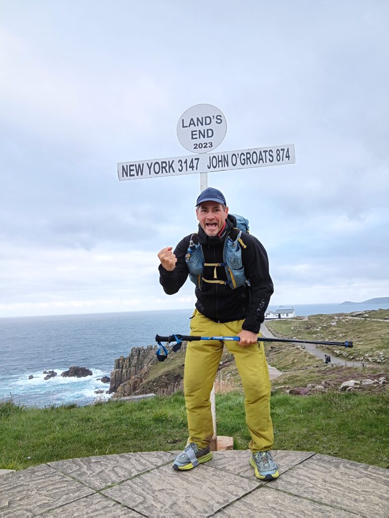John oGroats - Lands End, Jogle
2.000 km zu Fuß, 7 Jahre nach dem Hirnabszess