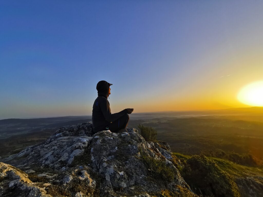 Meditieren am Pico de Sacro, Via de la Plata