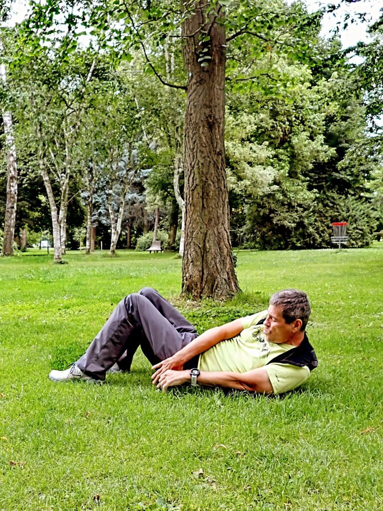 Im Balancepark, Schritt für Schritt
