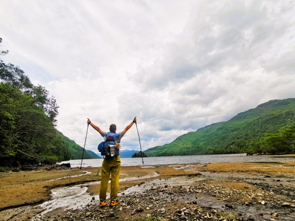 Im Stillstand denke ich gerne an schöne Momente zurück, wie hier am JOGLE - Loch Lemond