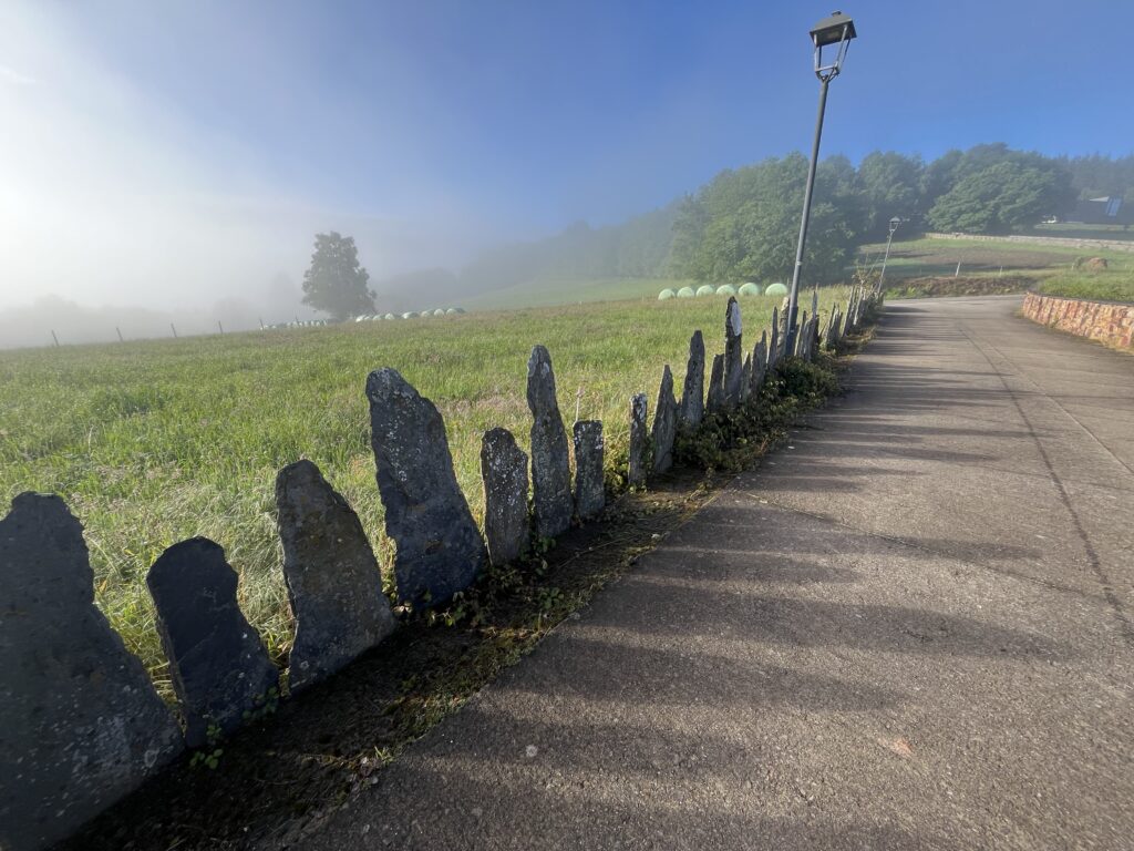 Stein Zäune in Galicien