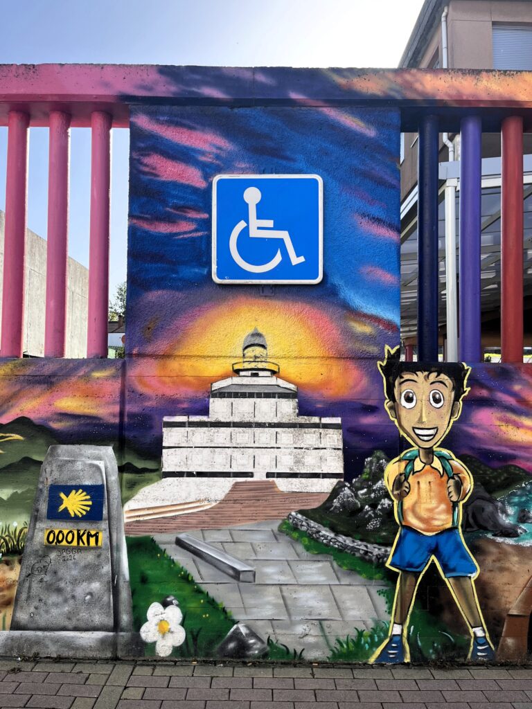 Mit Handicap am Camino